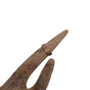 bague croix en cuivre ajustable